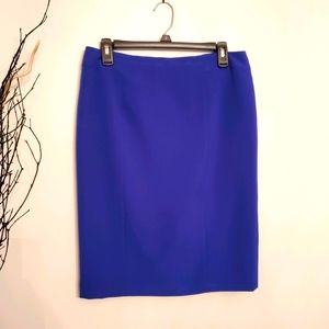 Kasper Royal Blue Pencil Skirt